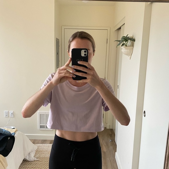 NWT SETactive Swim Crop Tee - Picture 2 of 5